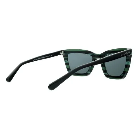 Coach 0HC8203 547687 Emerald Glitter Varsity Stripe Square  display picture 3